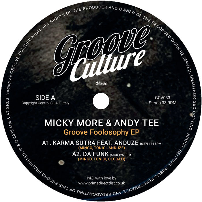 Micky More & Andy Tee - Groove Foolosophy EP