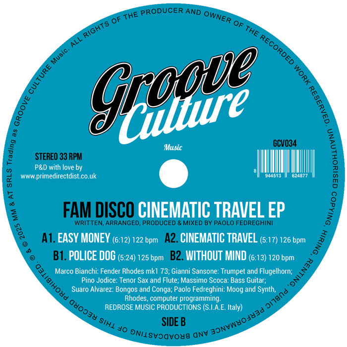 FAM Disco - Cinematic Travel EP