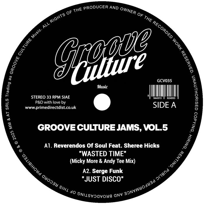 Micky More & Andy Tee / Serge Funk / Reverendos Of Soul - Groove Culture Jams Vol.5【近日入荷予定】