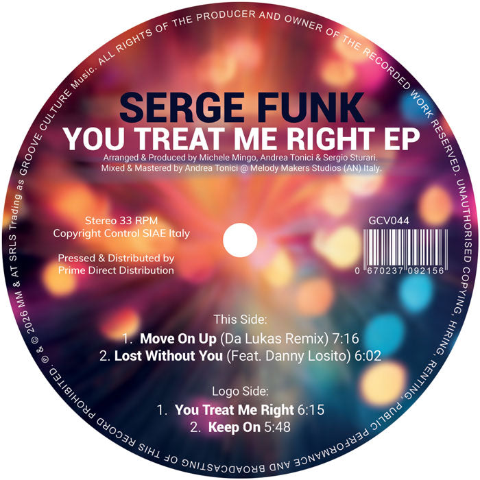 Serge Funk - You Treat Me Right EP【近日入荷予定】