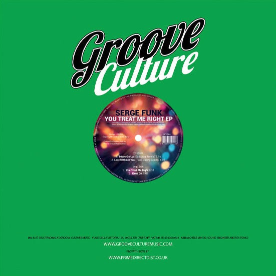 Serge Funk - You Treat Me Right EP【近日入荷予定】