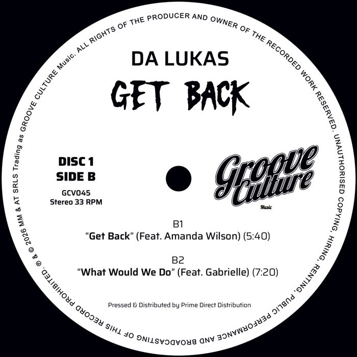 Da Lukas - Get Back【近日入荷予定】