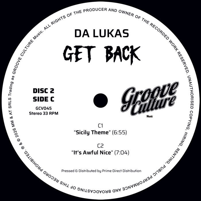Da Lukas - Get Back【近日入荷予定】