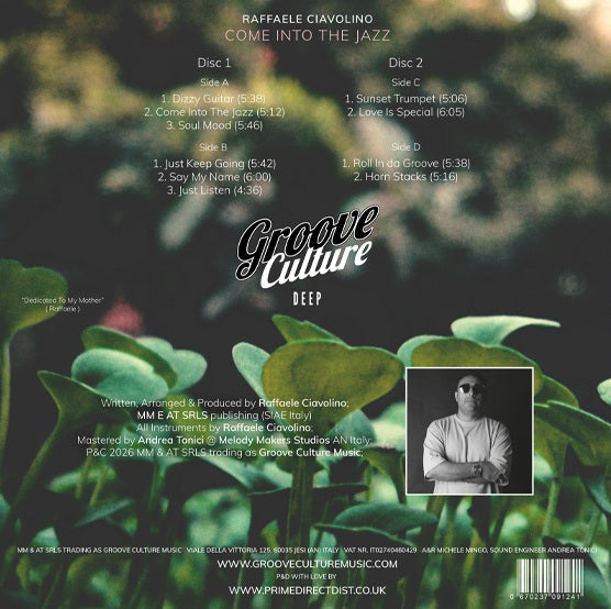 Raffaele Ciavolino – Come Into The Jazz【近日入荷予定】