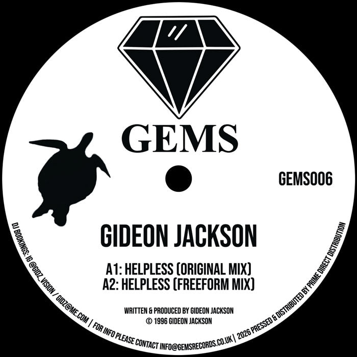 Gideon Jackson – Helpless / Sales In the Wind【近日入荷予定】