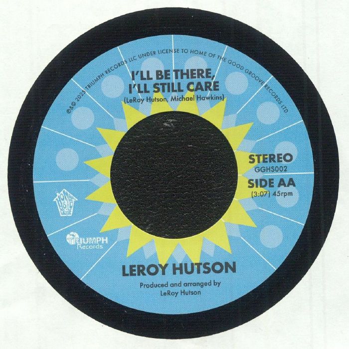 Leroy Hutson – Trust My Heart / I'll Be There, I'll Still Care【近日入荷予定】