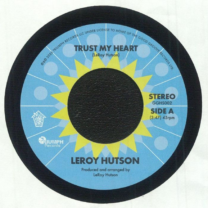 Leroy Hutson – Trust My Heart / I'll Be There, I'll Still Care【近日入荷予定】