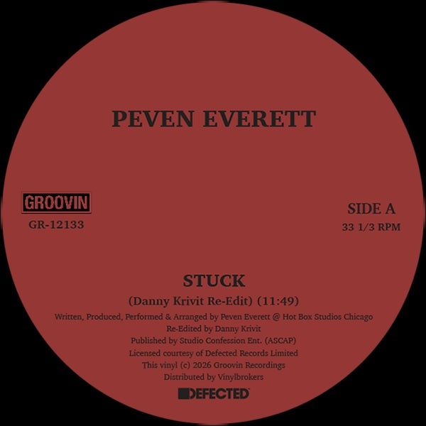 Peven Everett – Stuck (Danny Krivit / Phil Asher Remixes)【近日入荷予定】