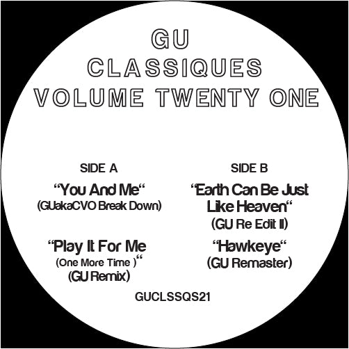 GU aka Glenn Underground - Classiques Volume Twenty One (Vol. 21)【8/4入荷予定】
