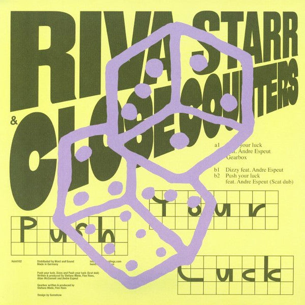 Riva Starr & Close Counters - Push your luck EP【近日入荷予定】