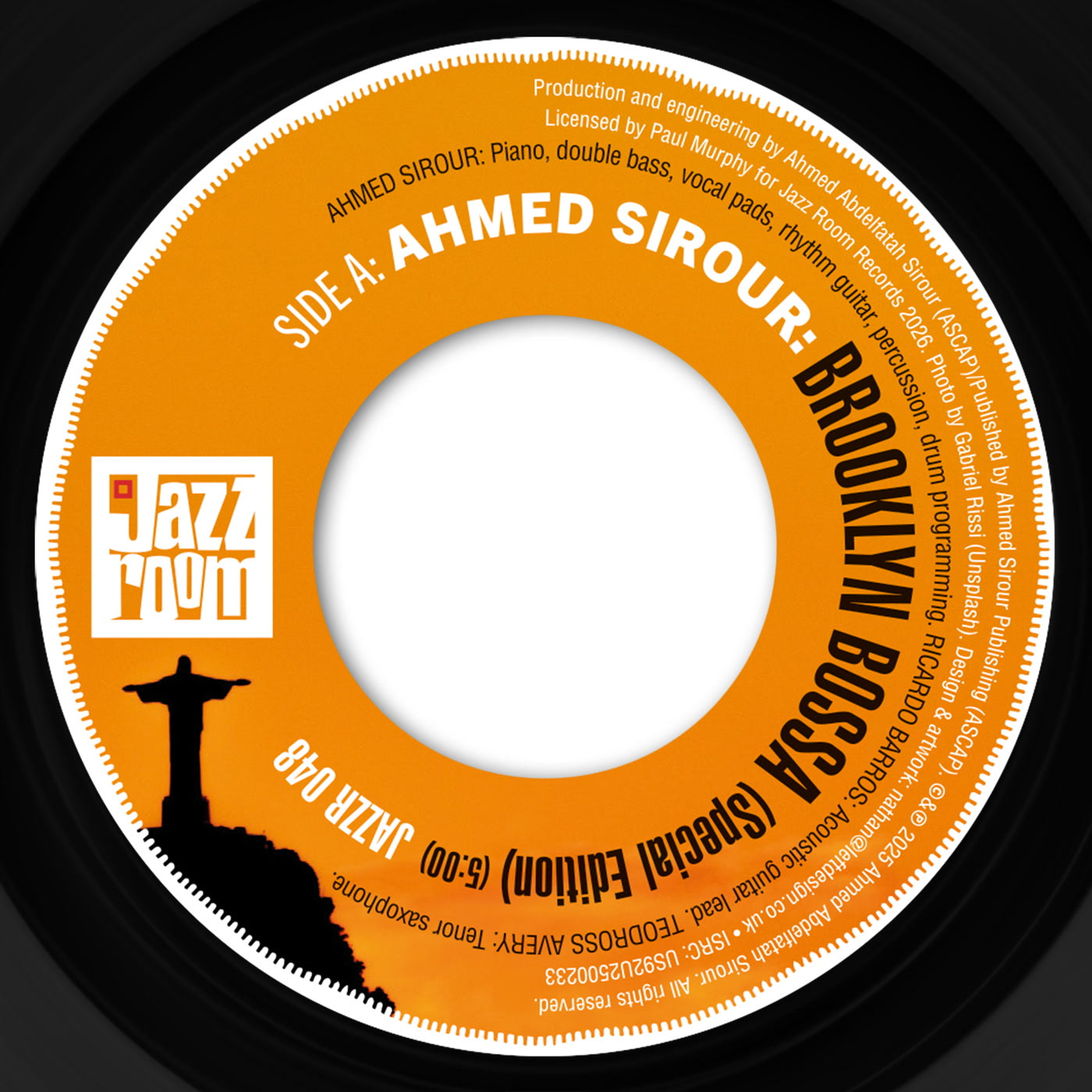 Ahmed Sirour - Brooklyn Bossa【近日入荷予定】