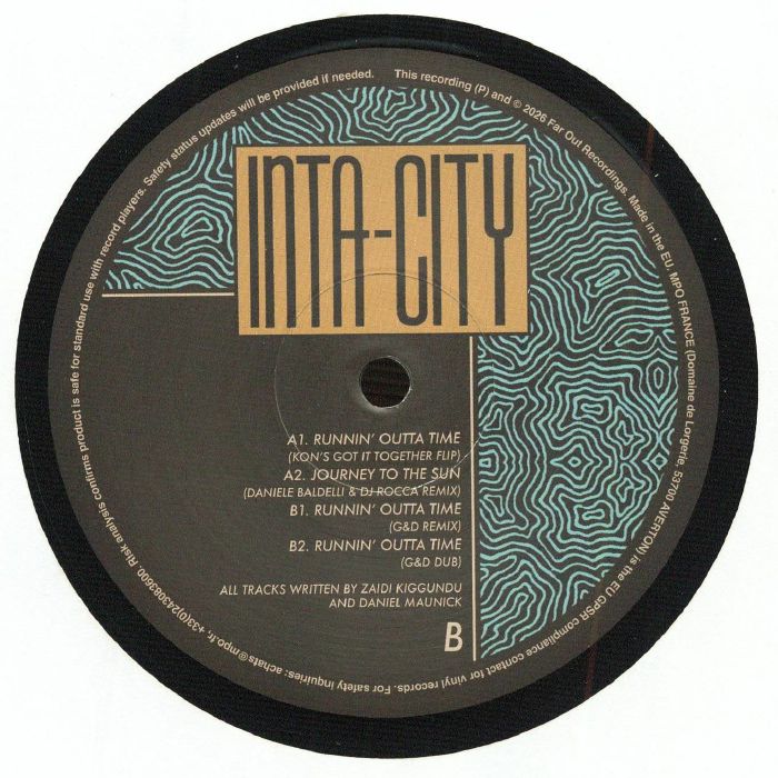 Inta-City - Runnin’ Outta Time / Journey To The Sun (Remixes)【近日入荷予定】