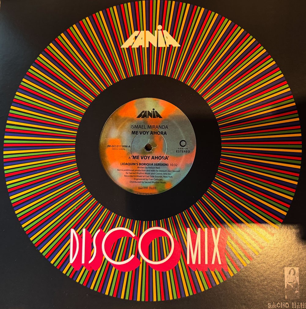 Ismael Miranda – Me Voy Ahora  (Joaquin Joe Claussell Remixes)