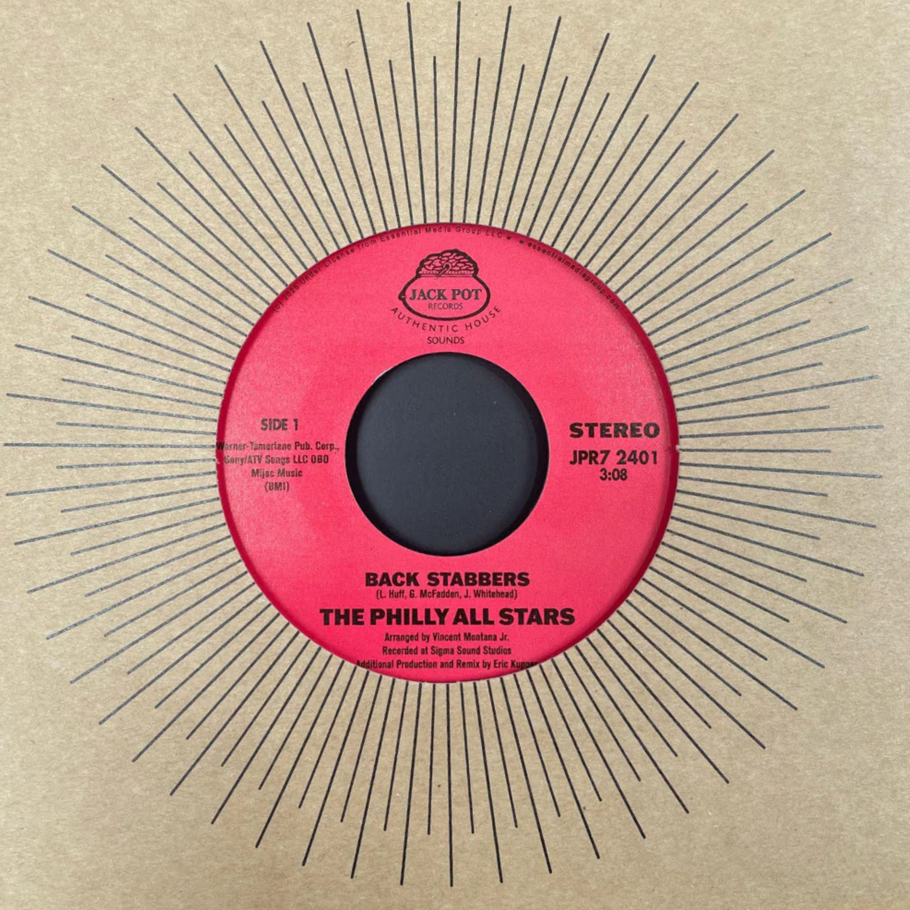 The Philly All Stars – Back Stabbers【近日入荷予定】