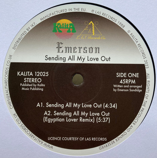 Emerson – Sending All My Love Out