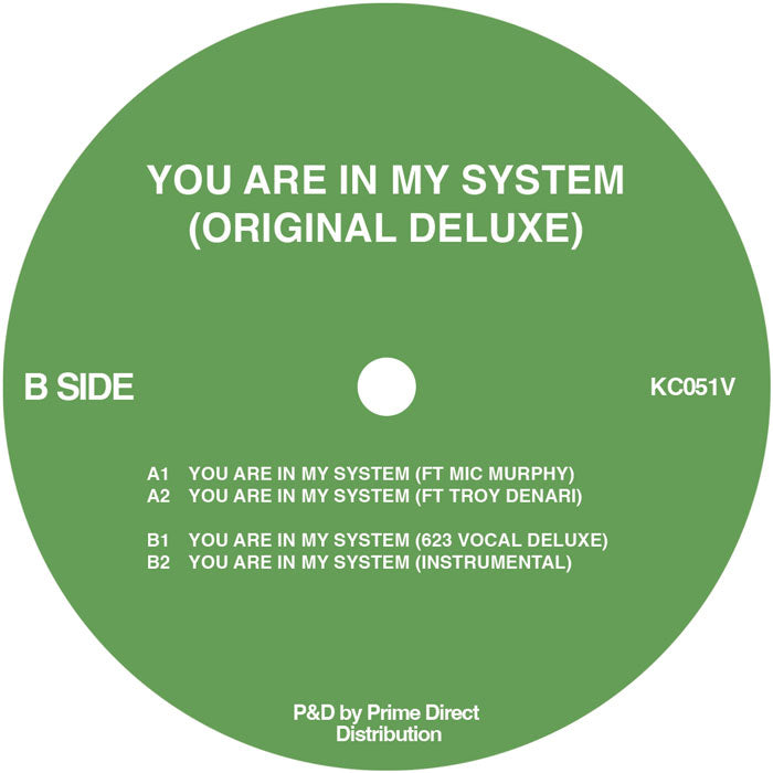 Kerri Chandler - You Are In My System (Original Deluxe)【近日入荷予定】