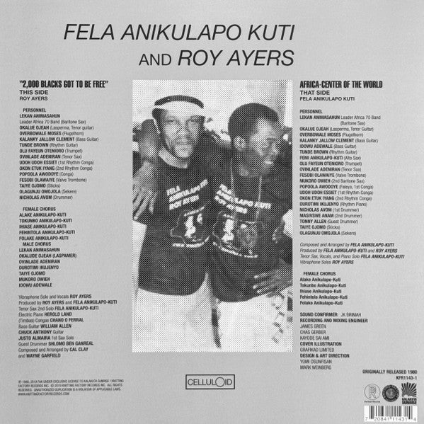 Fela Anikulapo Kuti And Roy Ayers – Music Of Many Colours