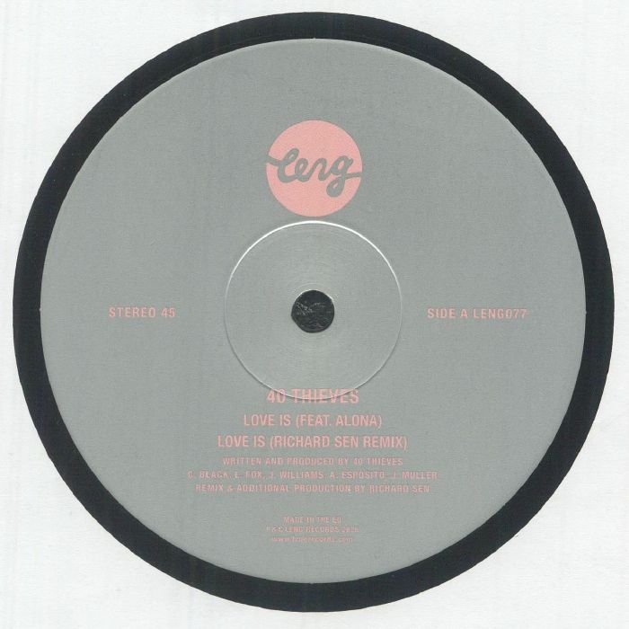 40 Thieves – Love Is / Let Me Show You (feat. Alona)【近日入荷予定】