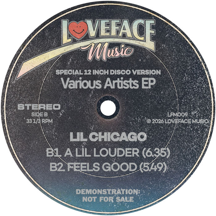 Loveface / Lil Chicago - Various Artists EP【近日入荷予定】
