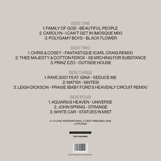 Ivan Smagghe presents…Various Artists - The Sound of Love International #008【近日入荷予定】