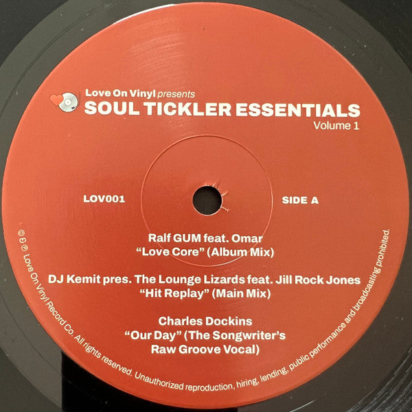 VA - Love On Vinyl presents Soul Tickler Essentials Volume 1【近日入荷予定】