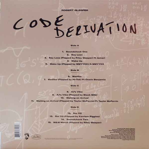 Robert Glasper – Code Derivation【近日入荷予定】