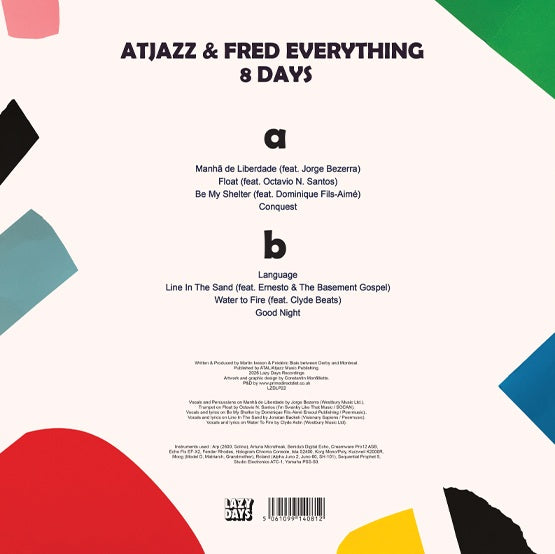 Atjazz / Fred Everything - 8 Days【近日入荷予定】