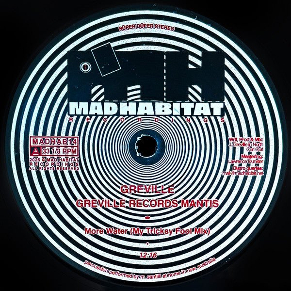Greville – Greville Records Mantis【Arriving Soon】