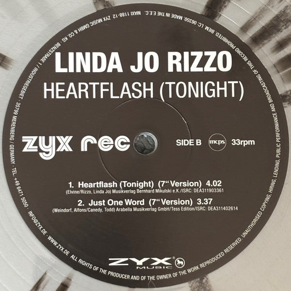 Linda Jo Rizzo – Heartflash (Tonight)【近日入荷予定】