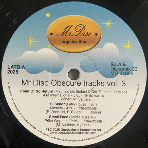 Various – Mr Disc Obscure Tracks Vol. 3【近日入荷予定】