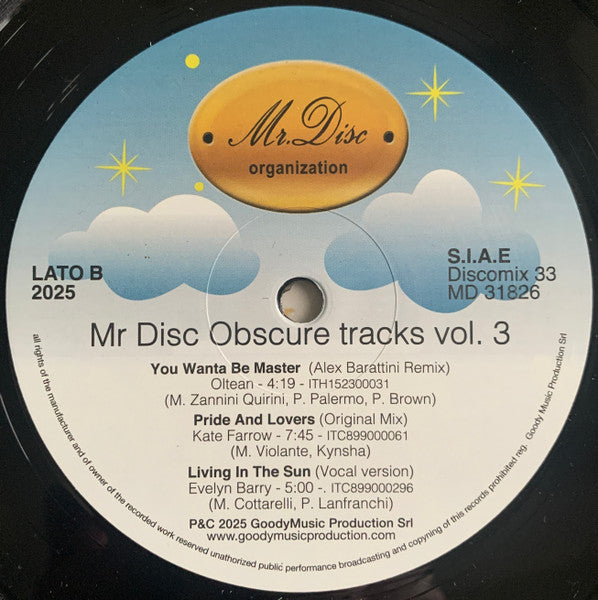 Various – Mr Disc Obscure Tracks Vol. 3【近日入荷予定】