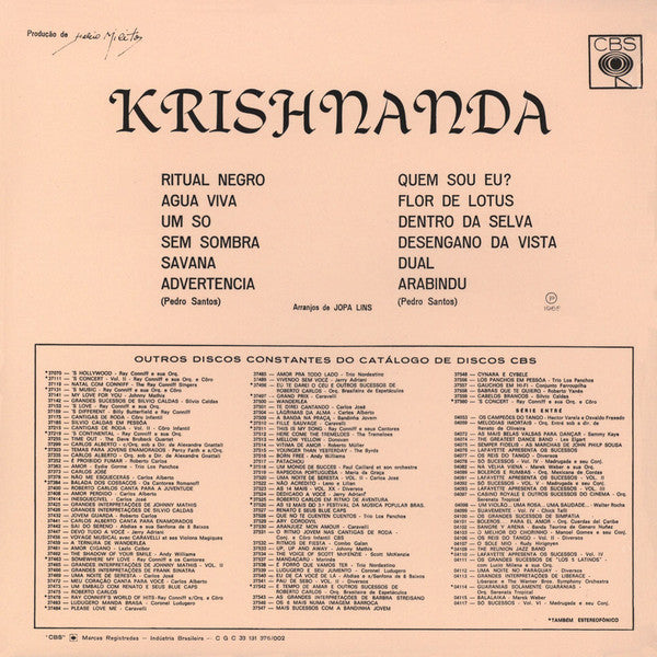 Pedro Santos – Krishnanda