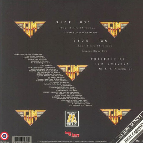 TJM – Small Circle Of Friends (Luca Moplen Remixes)  【近日入荷予定】