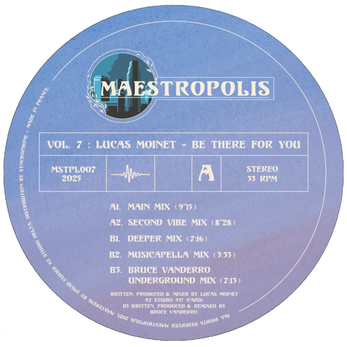 Lucas Moinet – Maestropolis Vol.7 - Be There For You