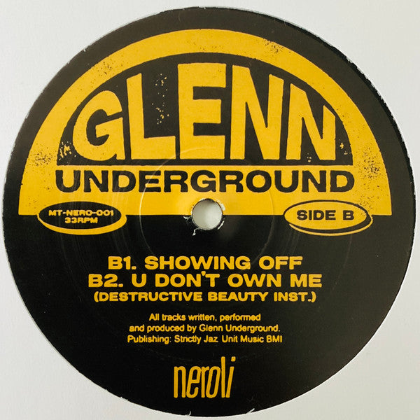 Glenn Underground - Mother Tongue x Neroli - EP