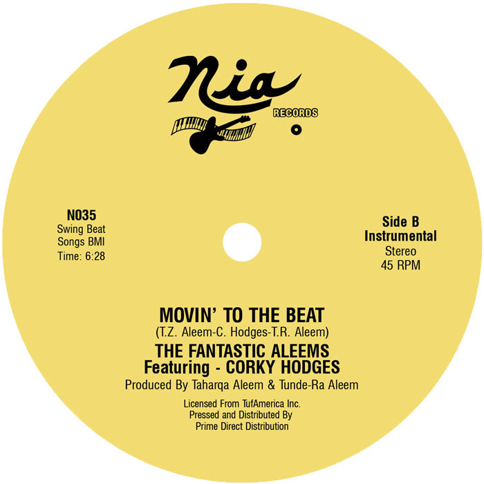 The Fantastic Aleems Feat Corky Hodges - Movin' To The Beat -RSD LIMITED-