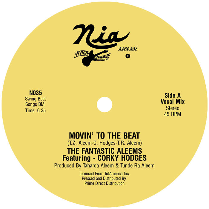 The Fantastic Aleems Feat Corky Hodges - Movin' To The Beat -RSD LIMITED-