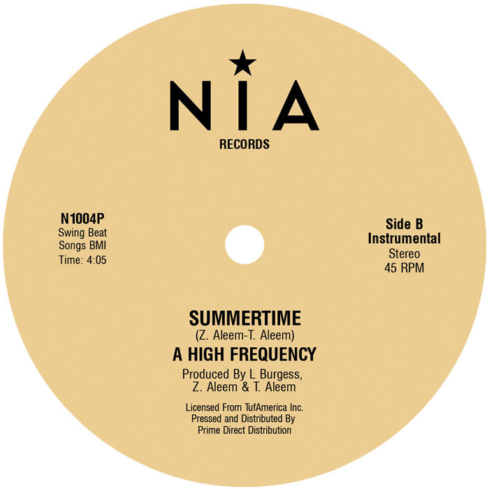A High Frequency  – Summertime -RSD LIMITED-