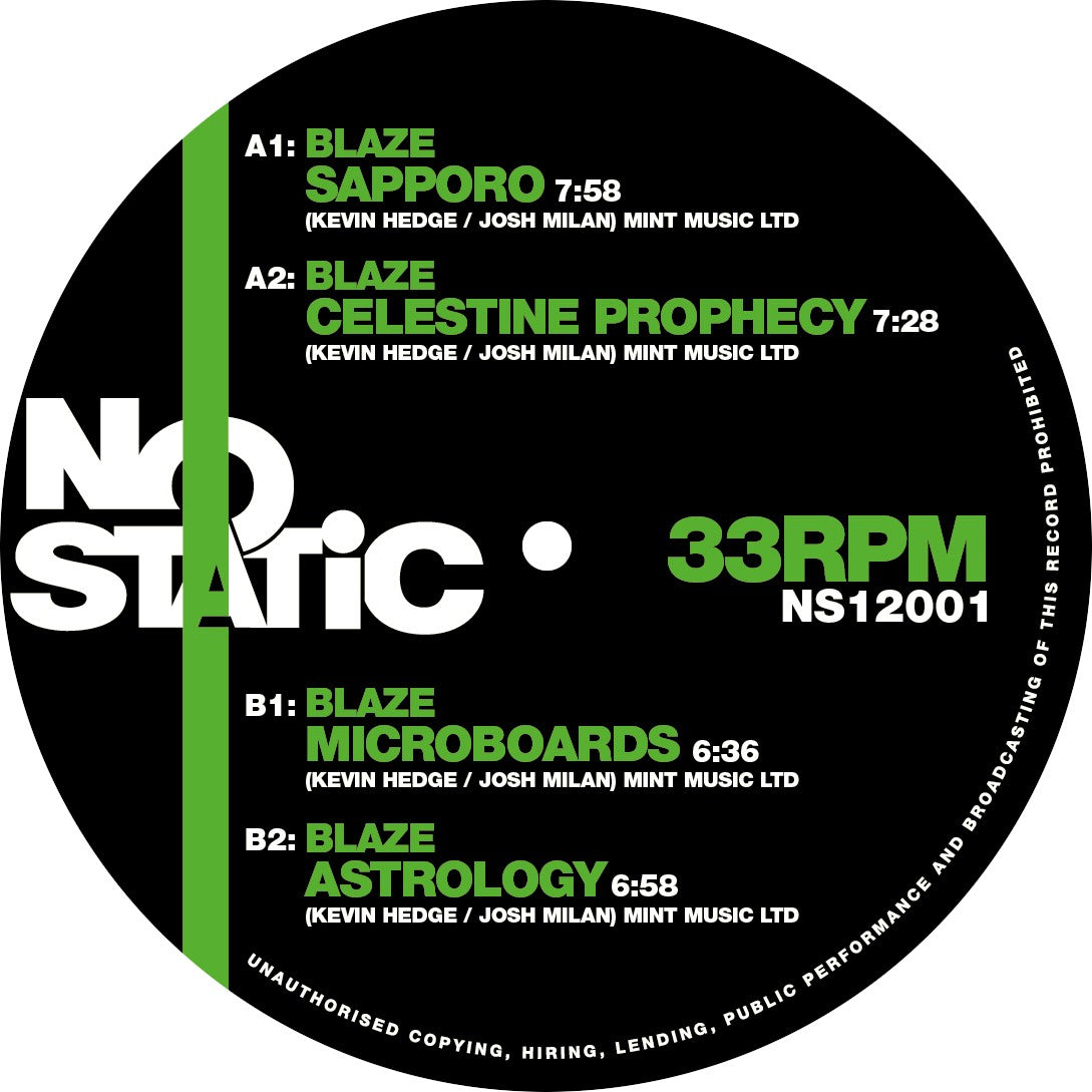 Blaze – The Instrumentals Project EP【近日入荷予定】