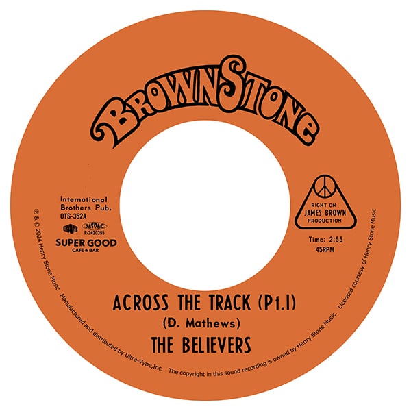 THE BELIEVERS / LEE AUSTIN - ACROSS THE TRACK PT.1 / PUT SOMETHING ON YOUR MIND (SELECTED BY KIYOSHI SATO) (RSD LIMITED)
