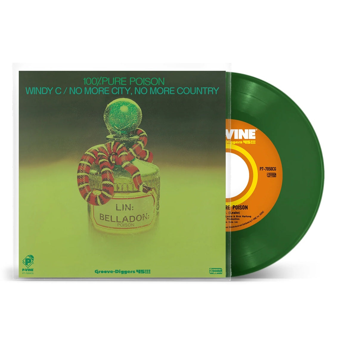 100% Pure Poison - Windy C / No More City, No More Country【10/7発売予定】
