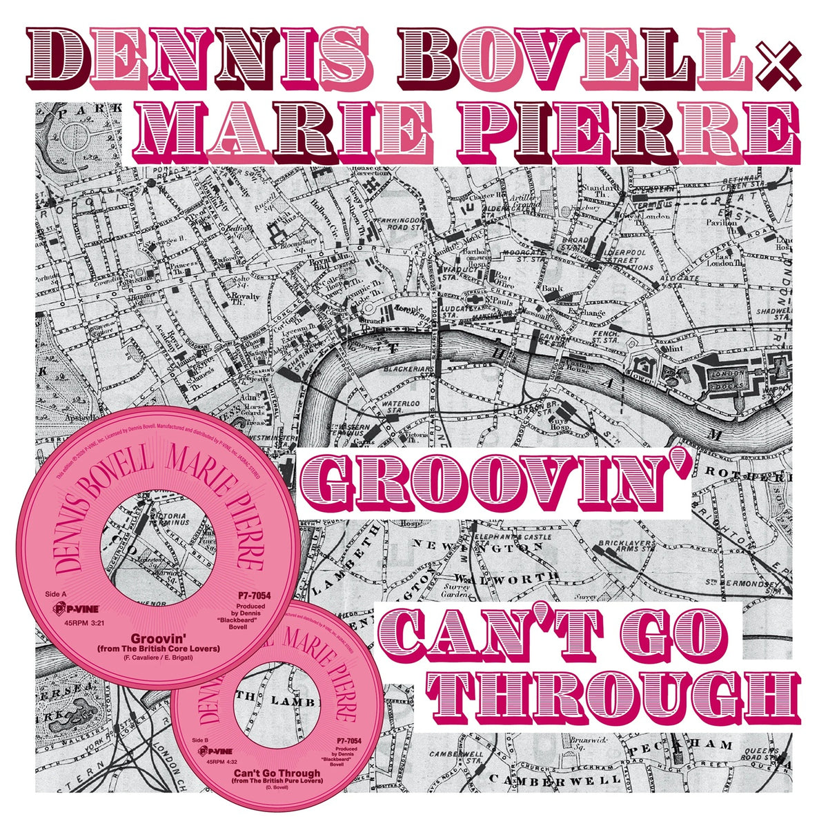 Dennis Bovell × Marie Pierre - Groovin' (from「The British Core Lovers」) / Can't Go Through (from「The British Pure Lovers」)【10/7発売予定】
