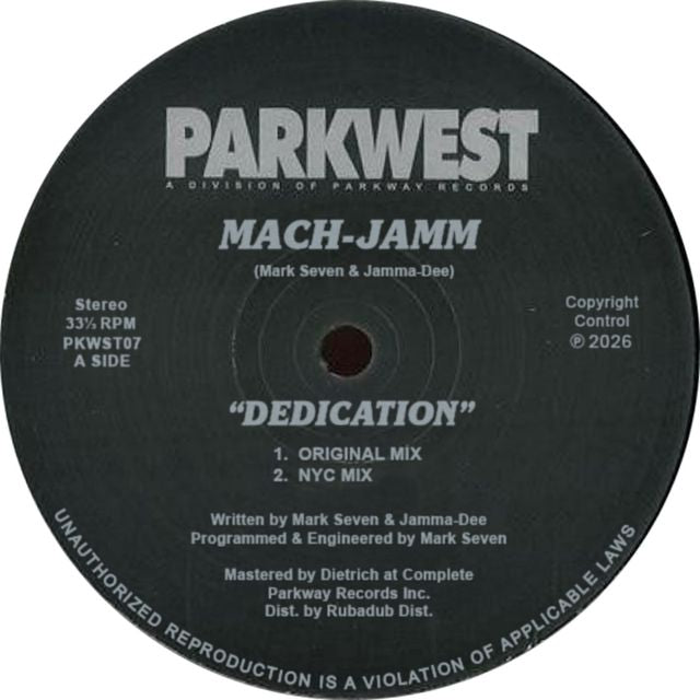 Mach-Jamm - Dedication【Expected to arrive soon】