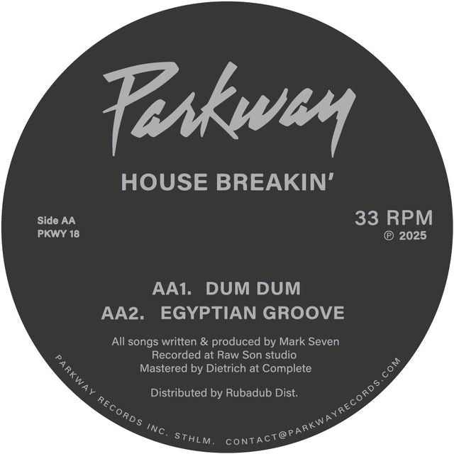 Mark Seven – House Breakin'【近日入荷予定】