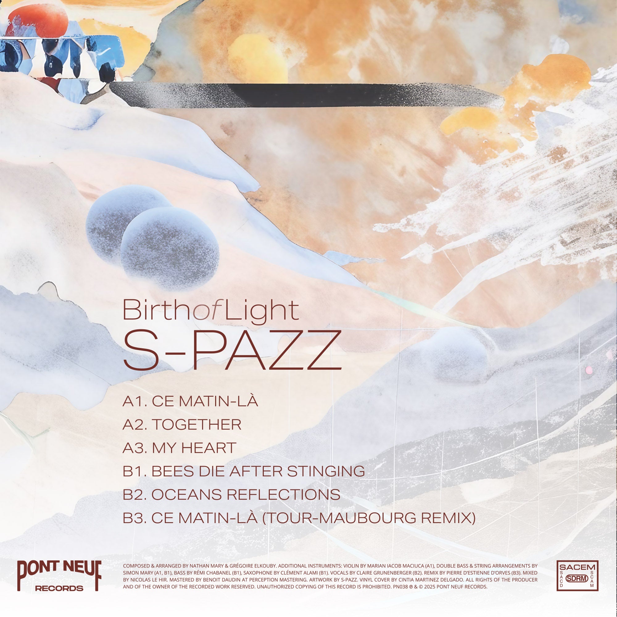 S-Pazz - Birth Of Light EP (incl Tour-Maubourg Remix)
