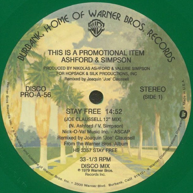 Ashford & Simpson - Stay Free (Joe Claussell remix)【近日入荷予定】