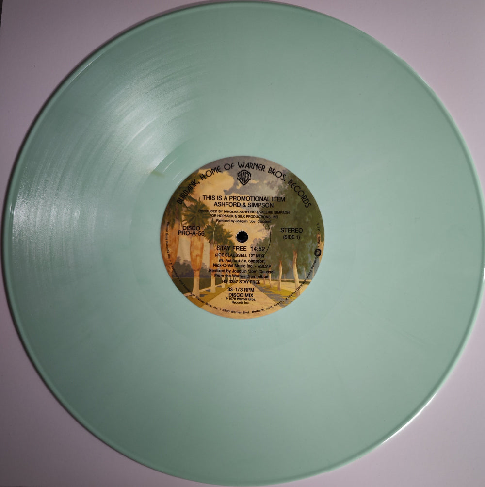 Ashford & Simpson - Stay Free (Joe Claussell Remix) - Recut remastered Seafoam Green Vinyl