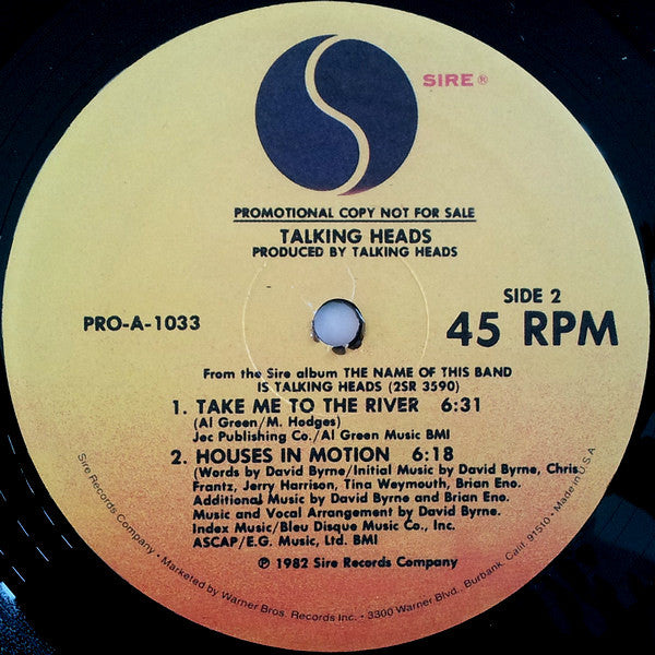 Talking Heads - Psycho Killer