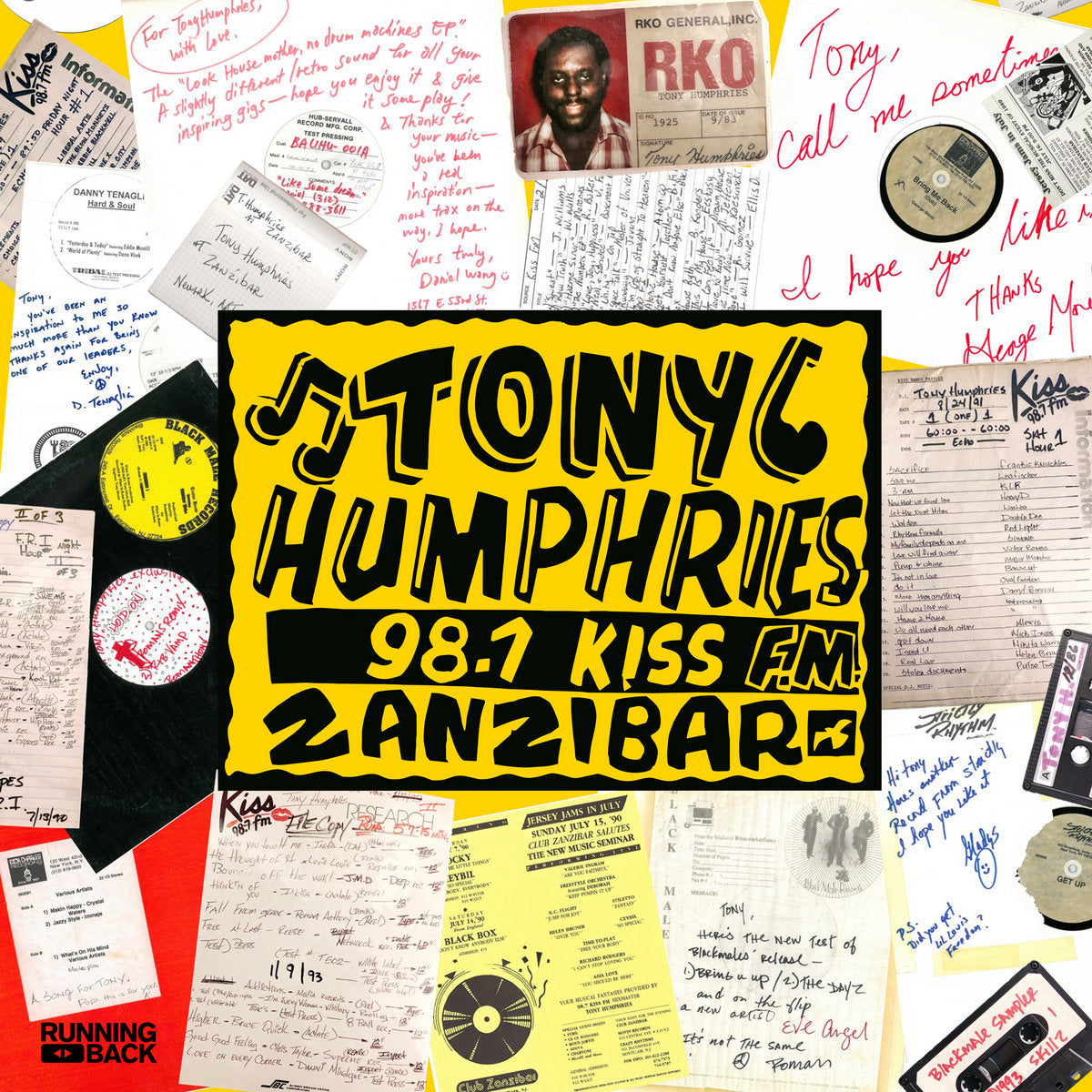 Various, Tony Humphries – Running Back Mastermix: Kiss FM Zanzibar Years Part One【近日入荷予定】