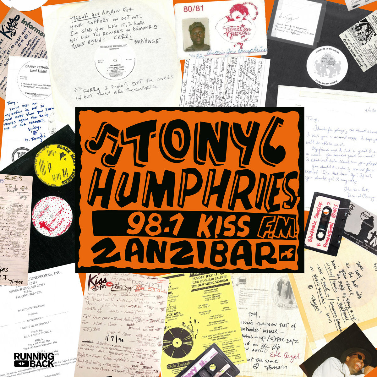 Various, Tony Humphries – Running Back Mastermix: Kiss FM Zanzibar Years Part Two【近日入荷予定】